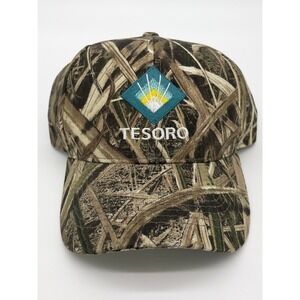Tesoro Anacortes Camo Snapback Hat OSFM Adjustable Outdoors Gorp Rugged‎ Swag